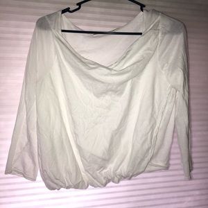 Semi sheer classy crop top